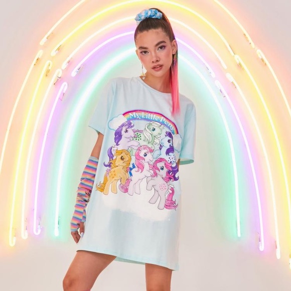 NEW Dolls Kill My Little Pony Twilight Sparkle Magic Graphic Tee Small - Picture 10 of 13